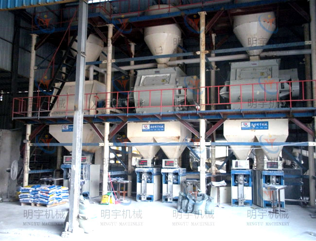 深圳全自動干粉生產線案例